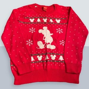 Mickey Mouse Knit Sweater Ugly Christmas
